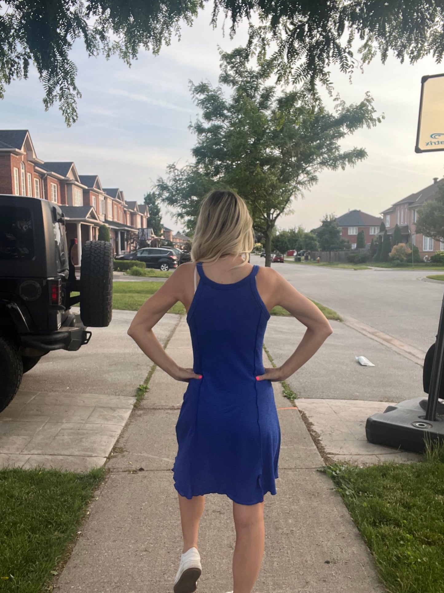 Cobalt Blue Mary Dress