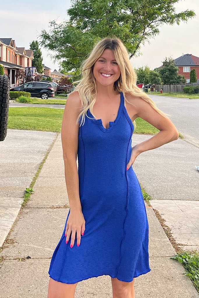 Cobalt Blue Mary Dress