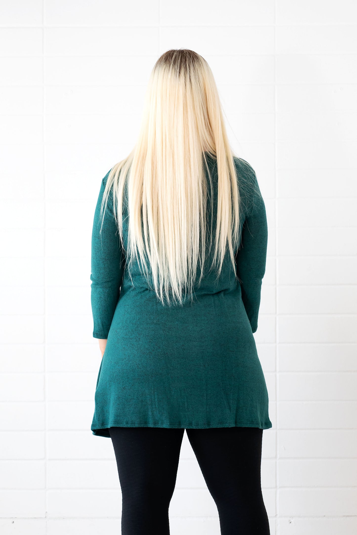 Hunter Green Beauty Soft Pocket Tunic Top-Promo