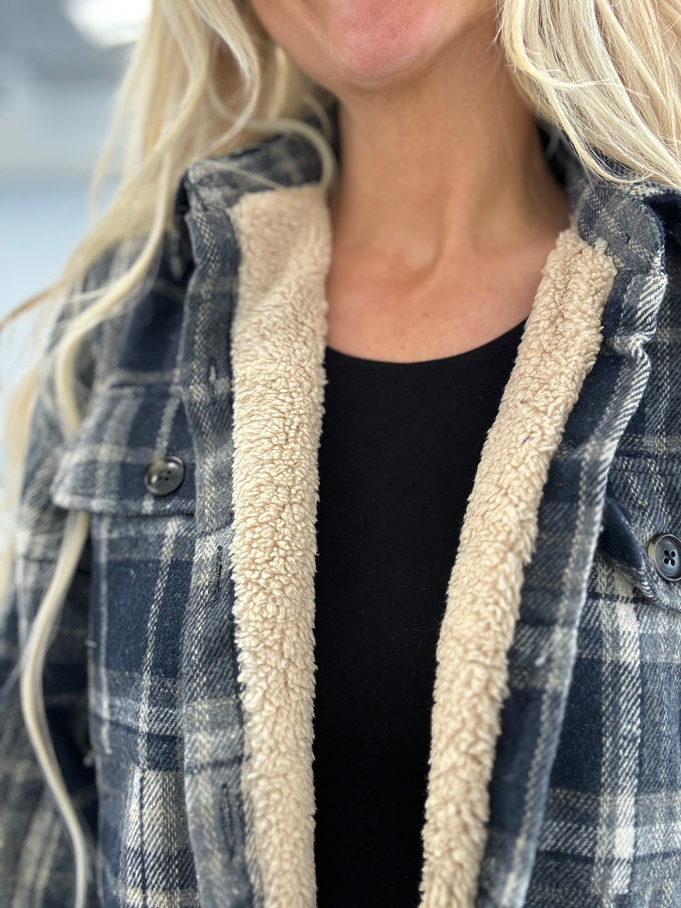 Southern Belle Sherpa Shacket