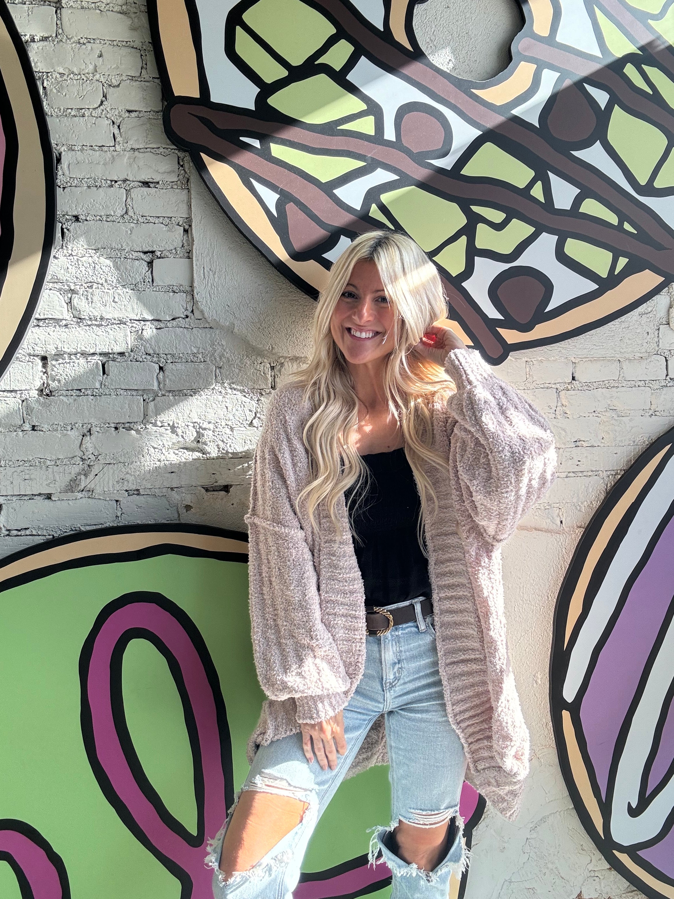 Super Soft Dreamy Cardigan-Taupe-SALE