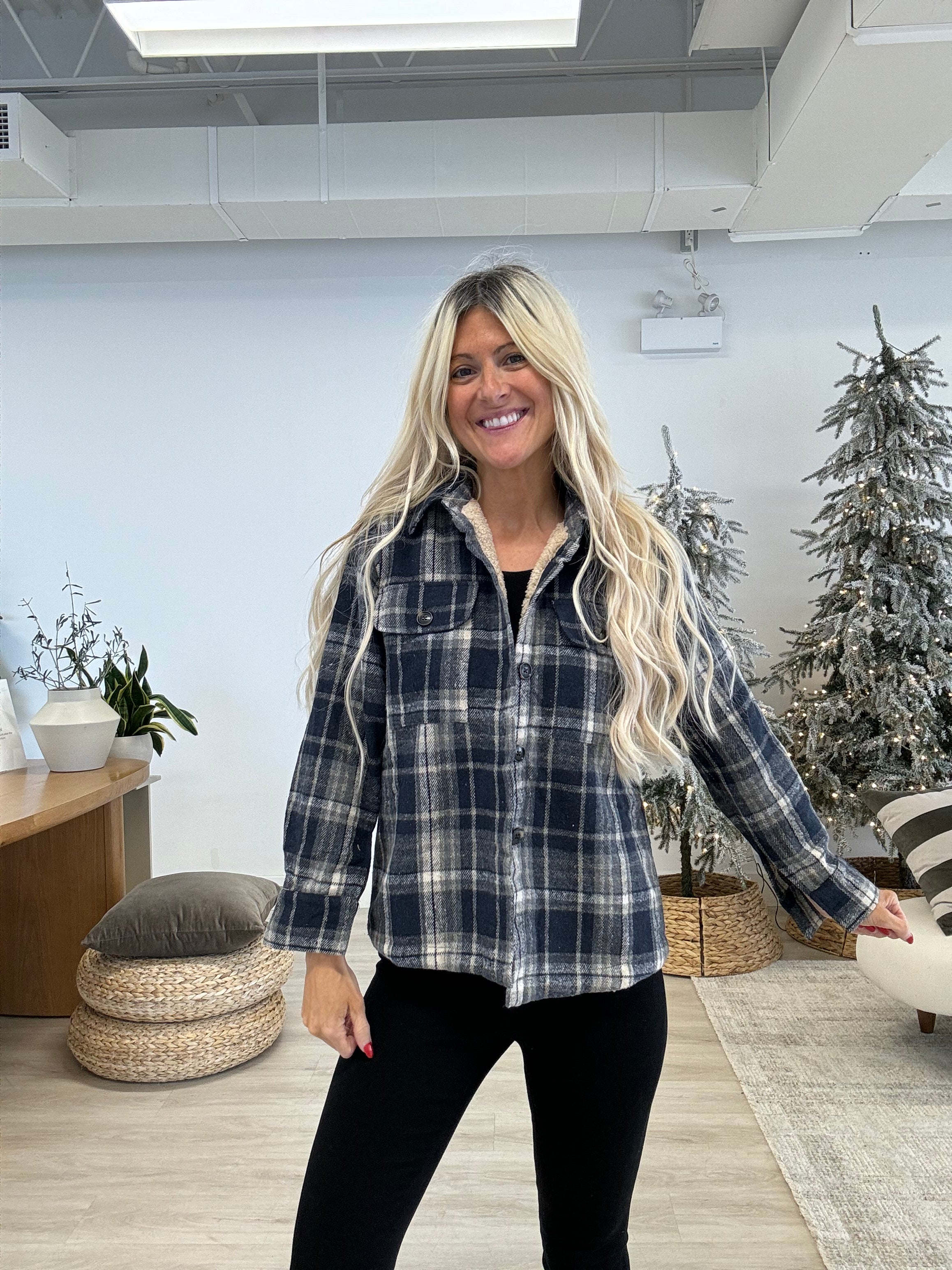 Southern Belle Sherpa Shacket