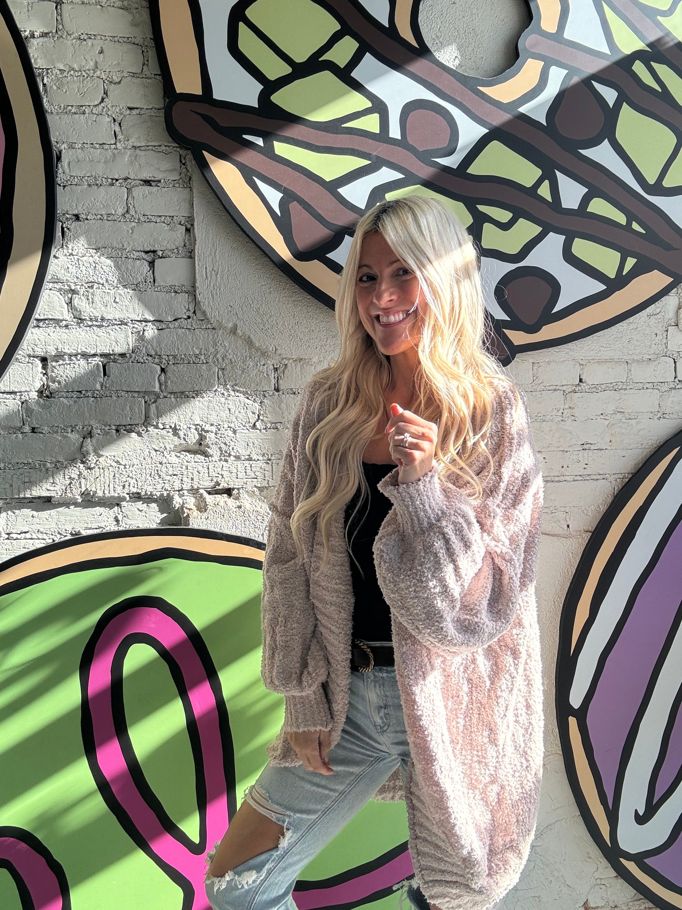 Super Soft Dreamy Cardigan-Taupe-SALE