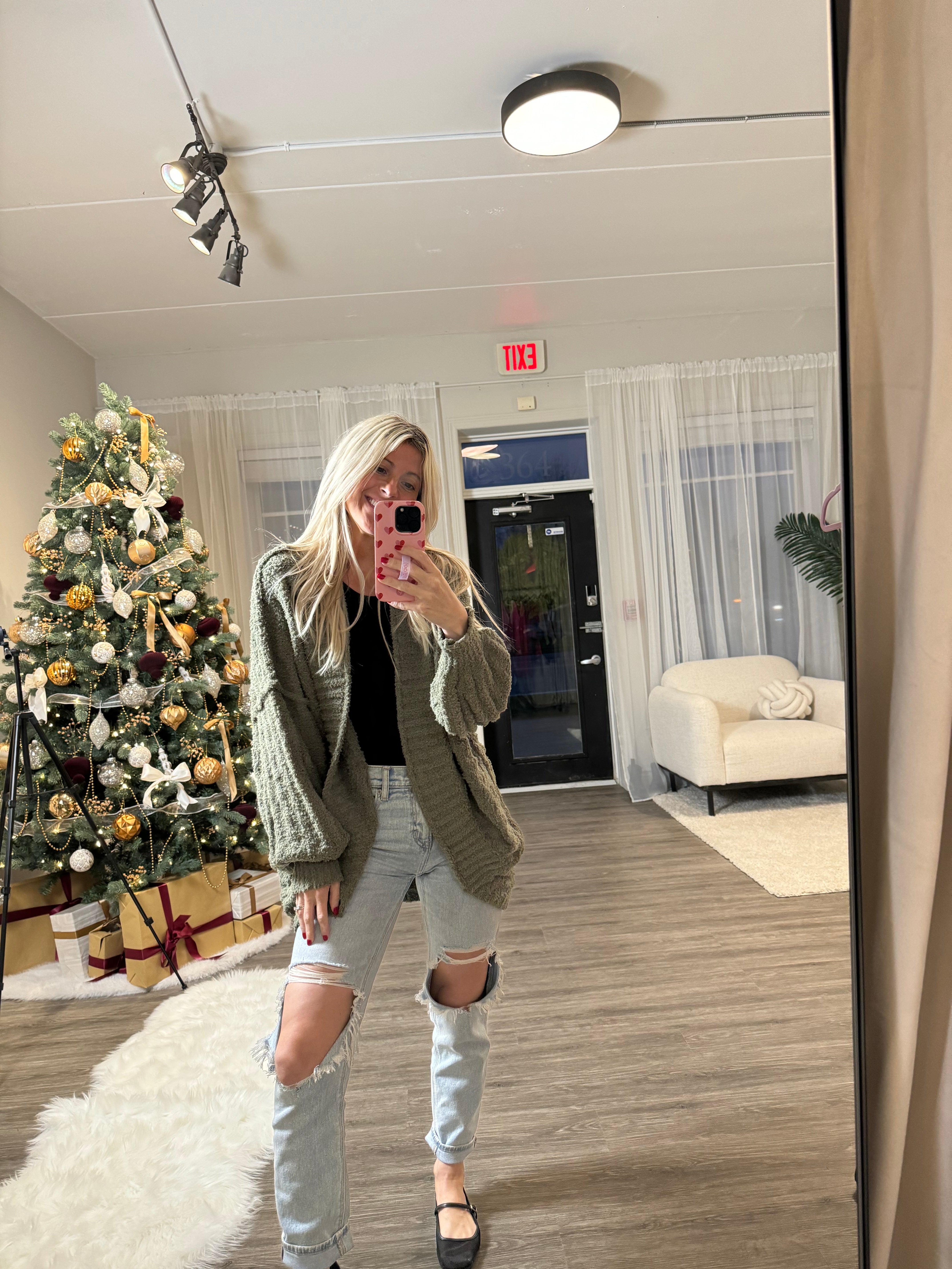 Super Soft Dreamy Cardigan-Green-SALE