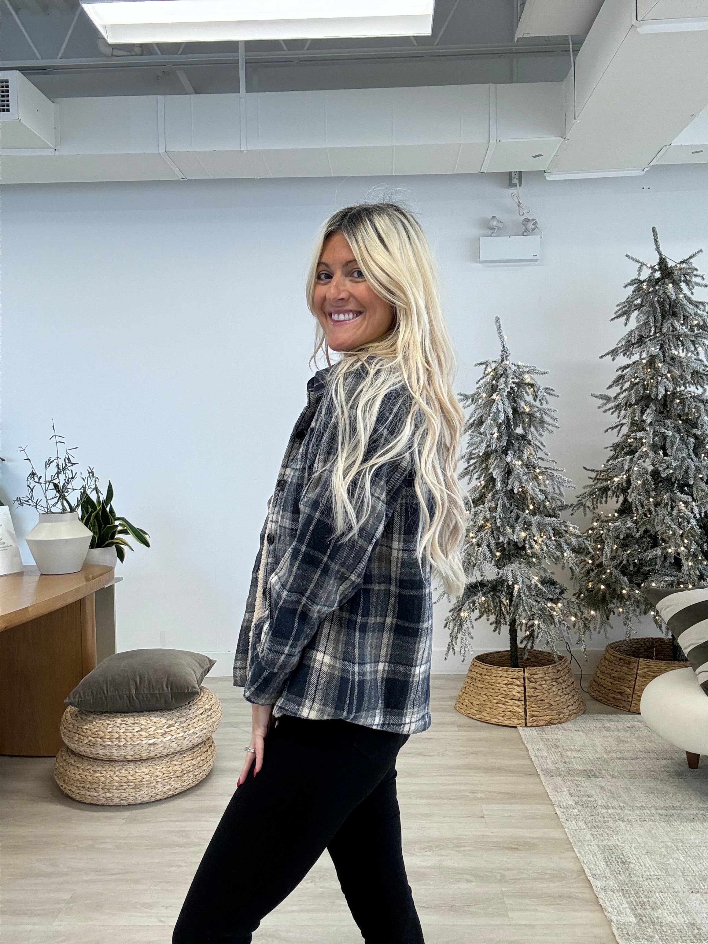 Southern Belle Sherpa Shacket