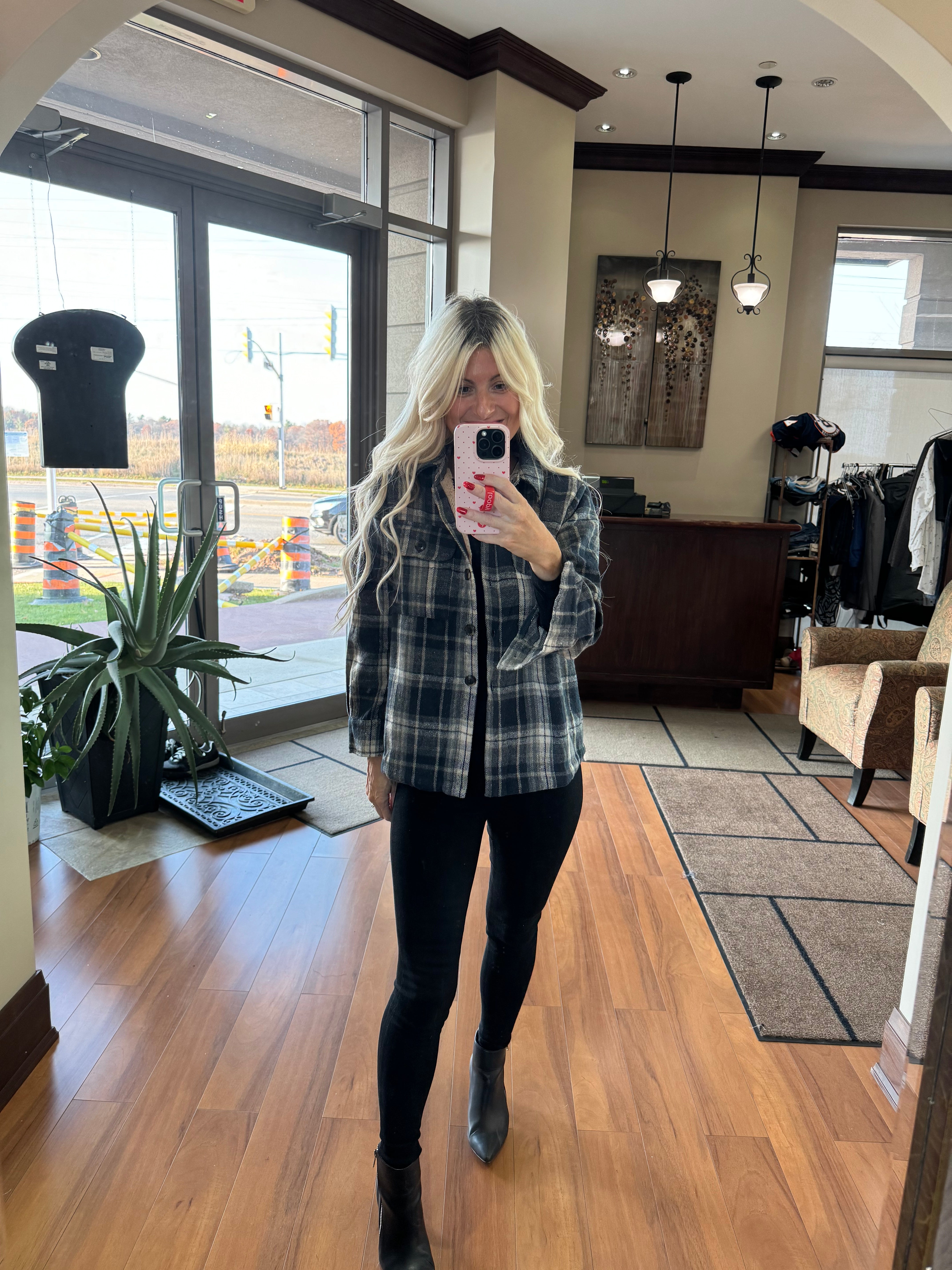 Southern Belle Sherpa Shacket