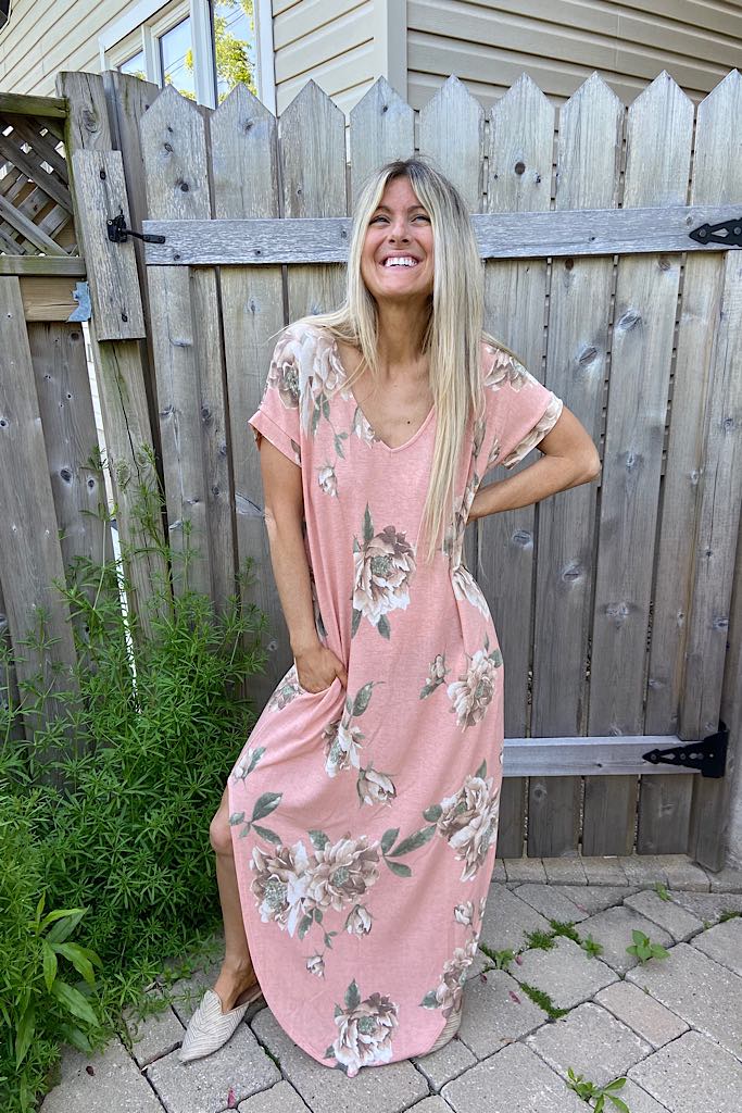 Floral Lovers In Paradise Maxi Dress