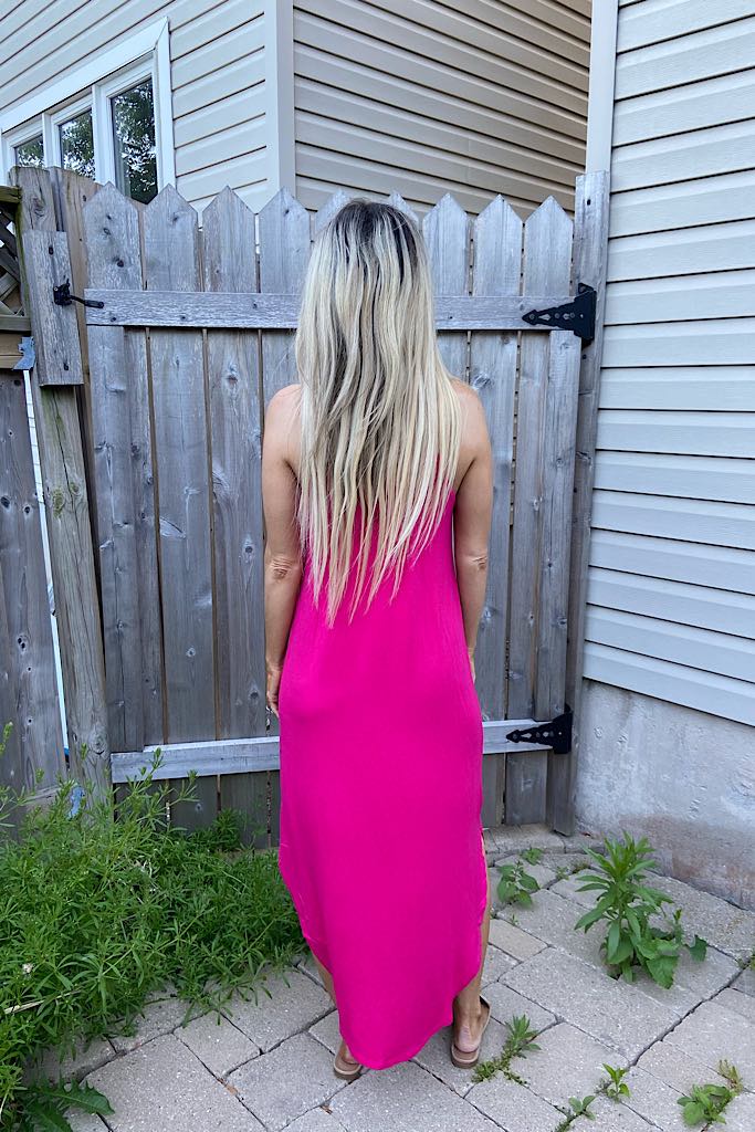 Pink Soft Perfect Fit Midi Dresses