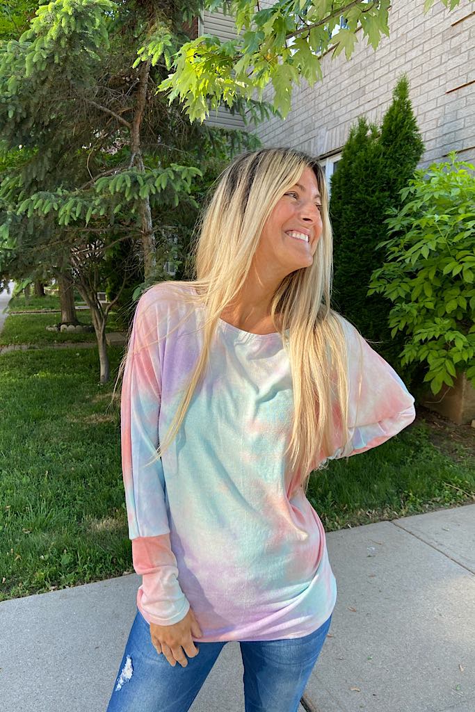 Tie Dye Swirl Dream Top