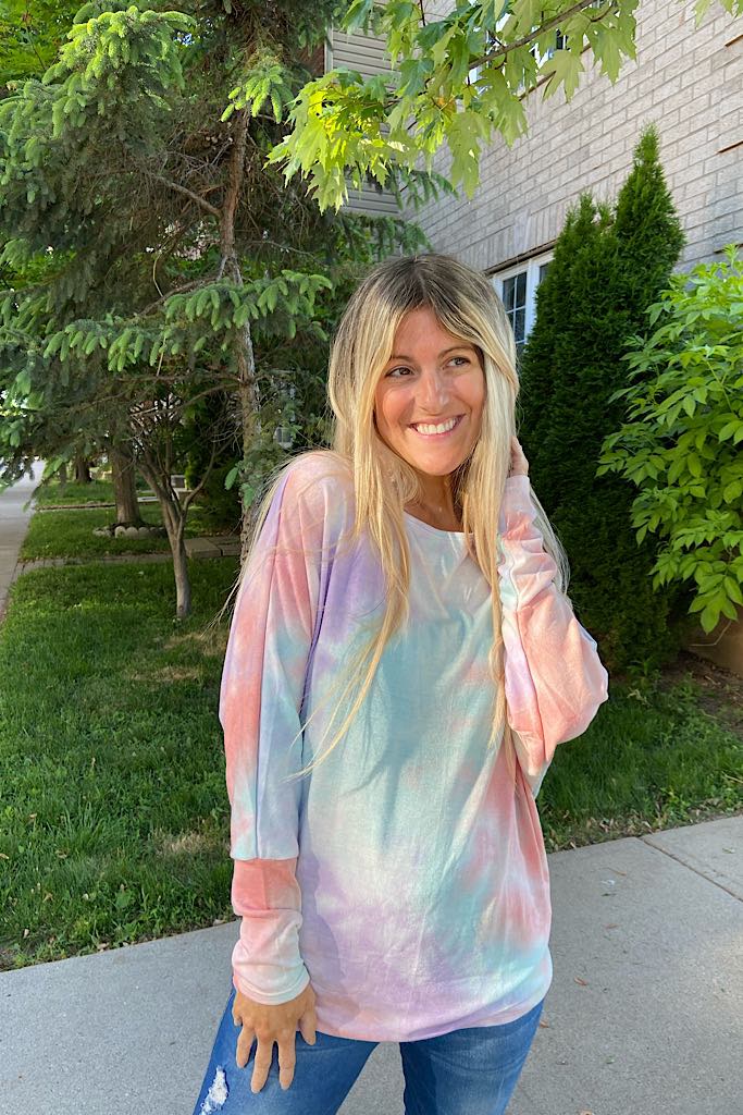 Tie Dye Swirl Dream Top