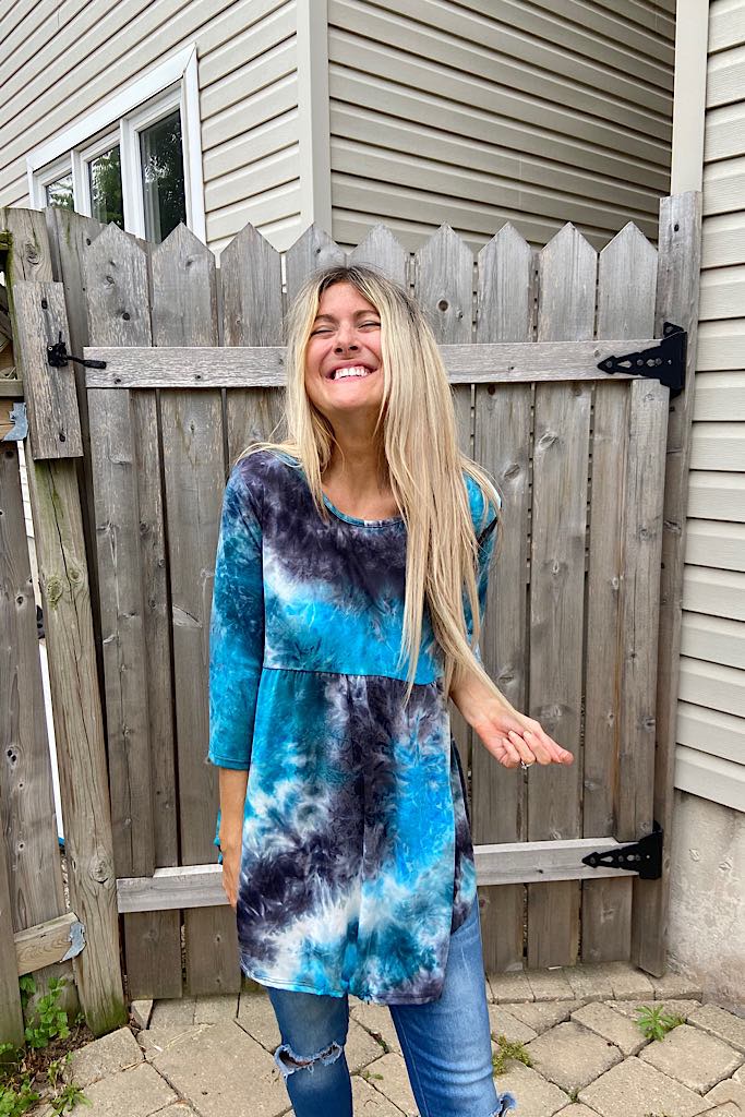 OMG Our First Tie Dye Babydoll