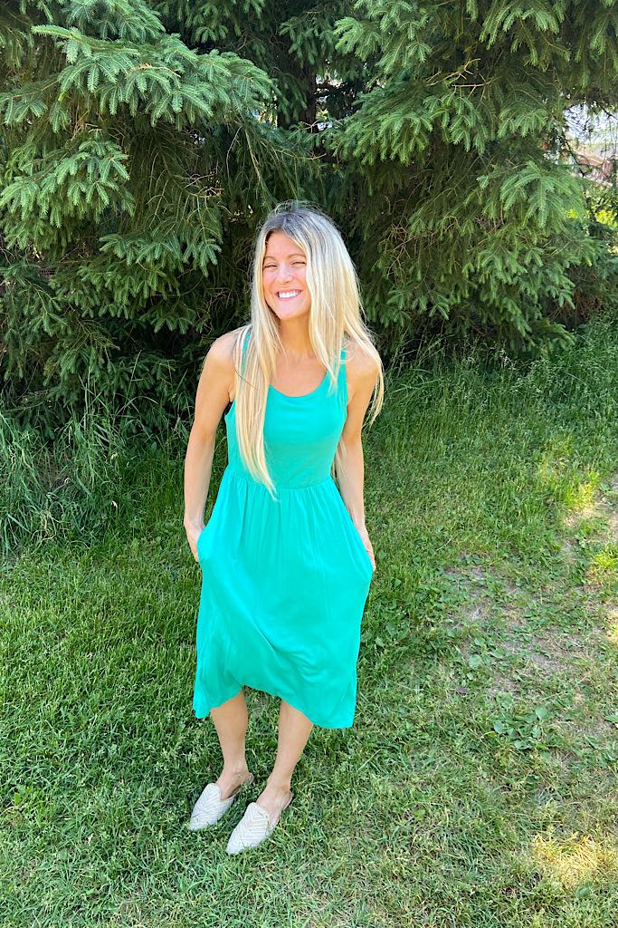 Mint Bella Sleeveless Dress