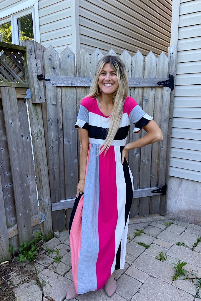 Candy Swirl Maxi Dress