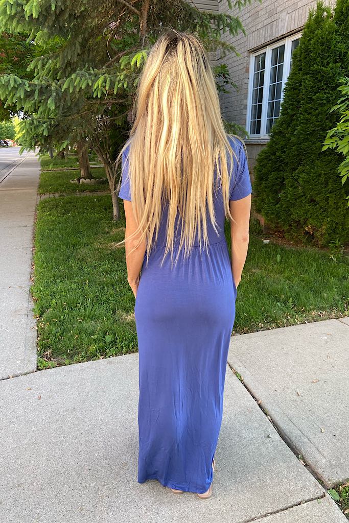 Pretty Blue Maxi Dress