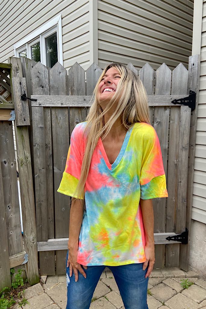 Vibrant Tie Dye Top