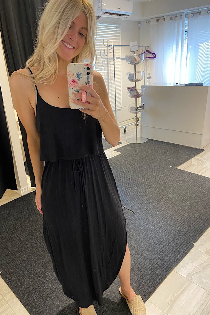 Little Black Spaghetti Strap Dress