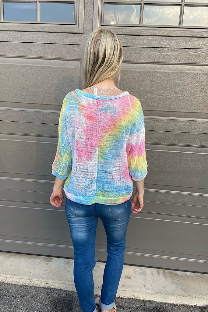 Super Cute Tie Dye Summer Pullover