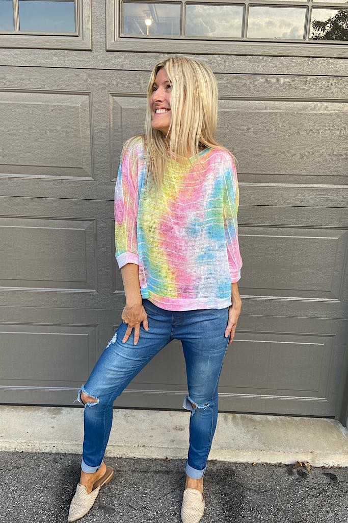 Super Cute Tie Dye Summer Pullover