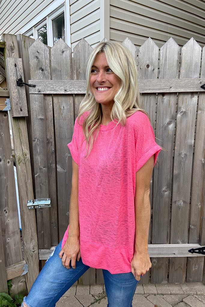 Pink Coral Summer Heat Top