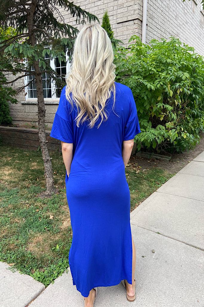 The Perfect Summer Dress- Royal Blue