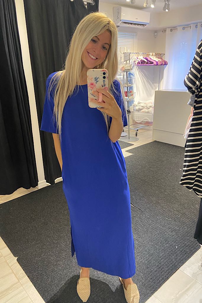 The Perfect Summer Dress- Royal Blue