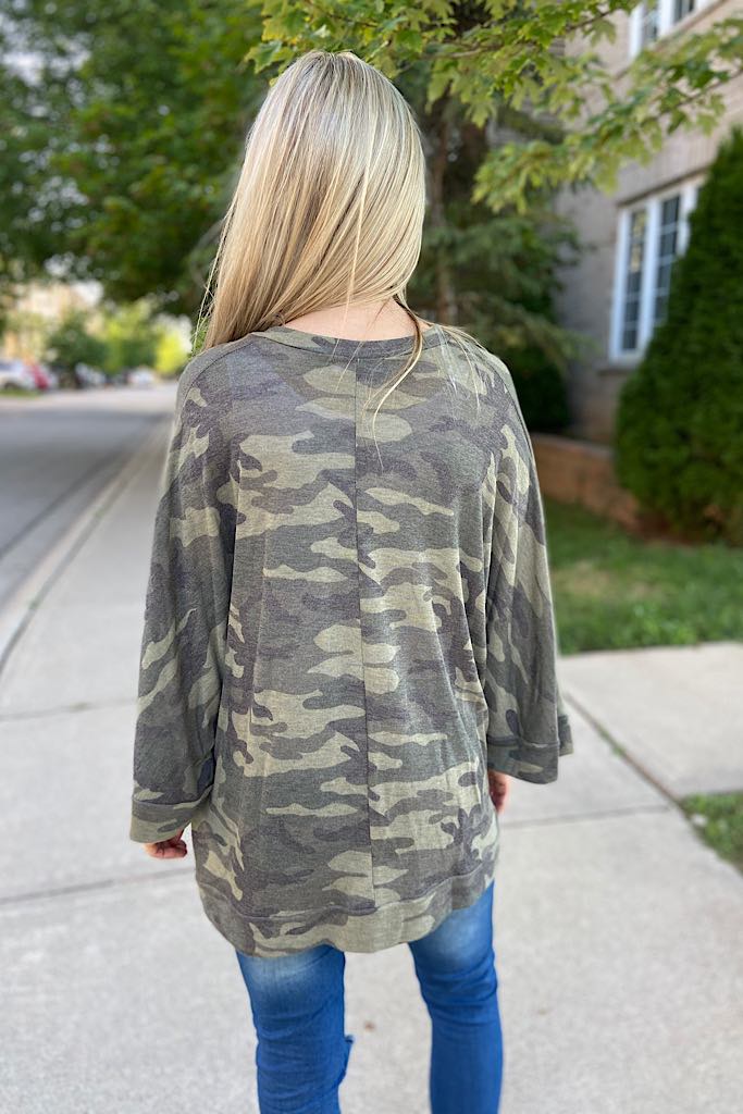 Camo Explore All Day Top