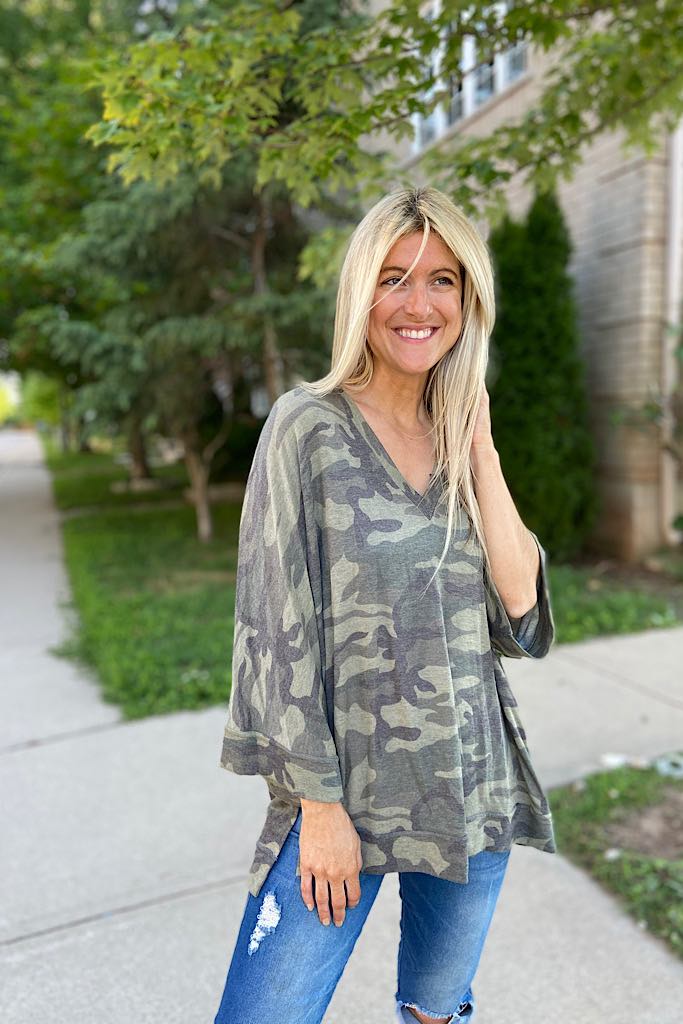 Camo Explore All Day Top