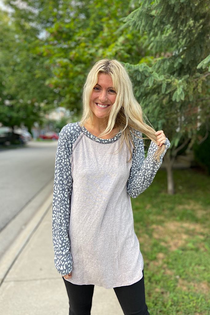 Lavender Animal Dreams Top