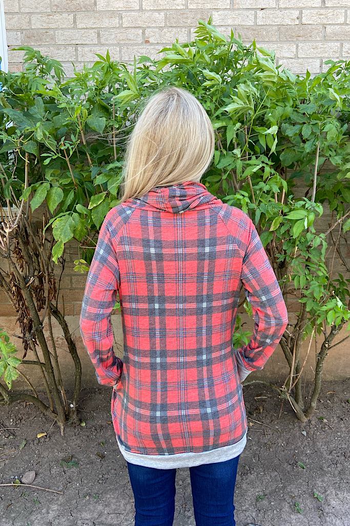 The Girl Next Door Plaid Tunic Top