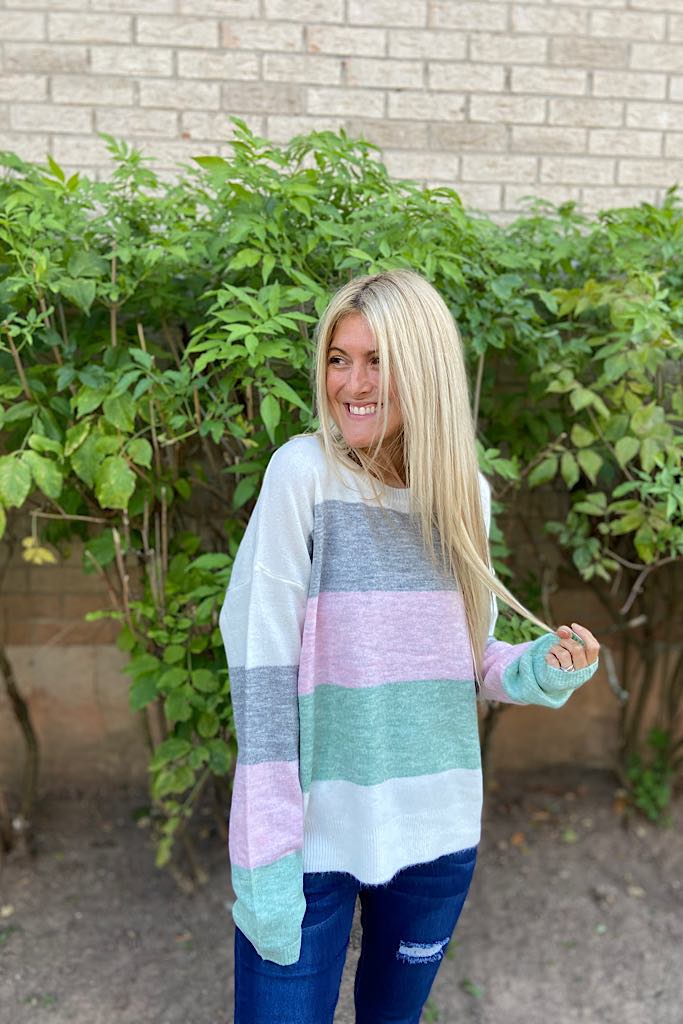 Honey Bunny Colour Block Sweater