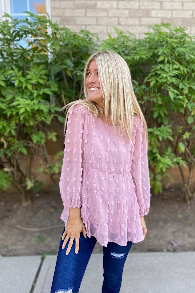 Head Over Heels Pom Pom Blouse