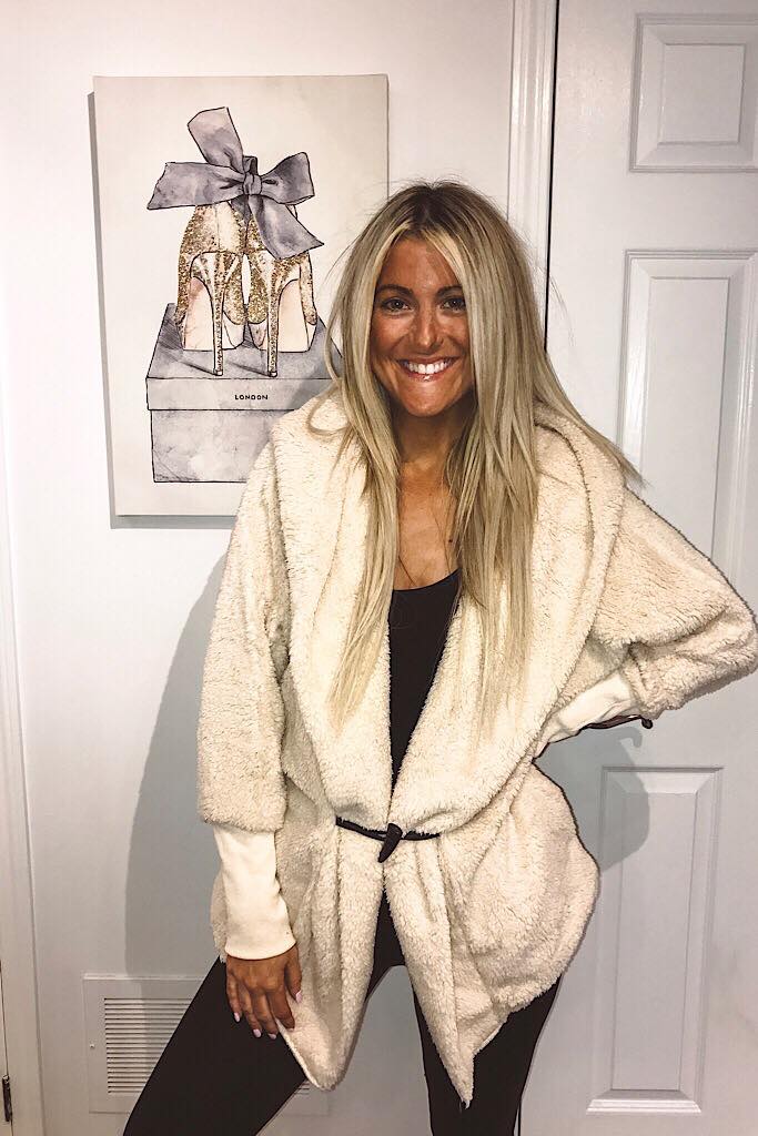 The OMG Cream Sweater Coat