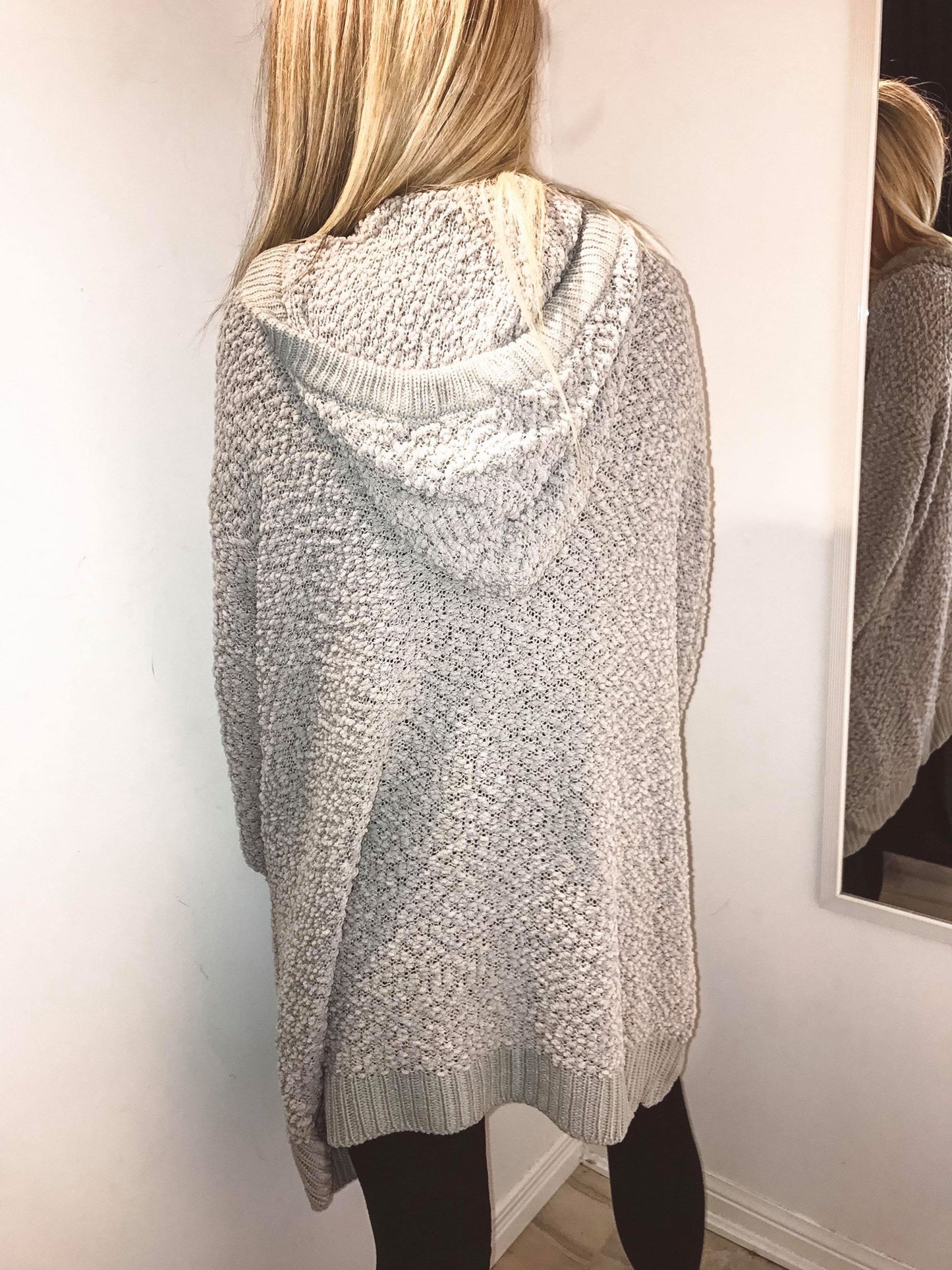 Cozy Soft Teddy Cardigan-Dusty Pink