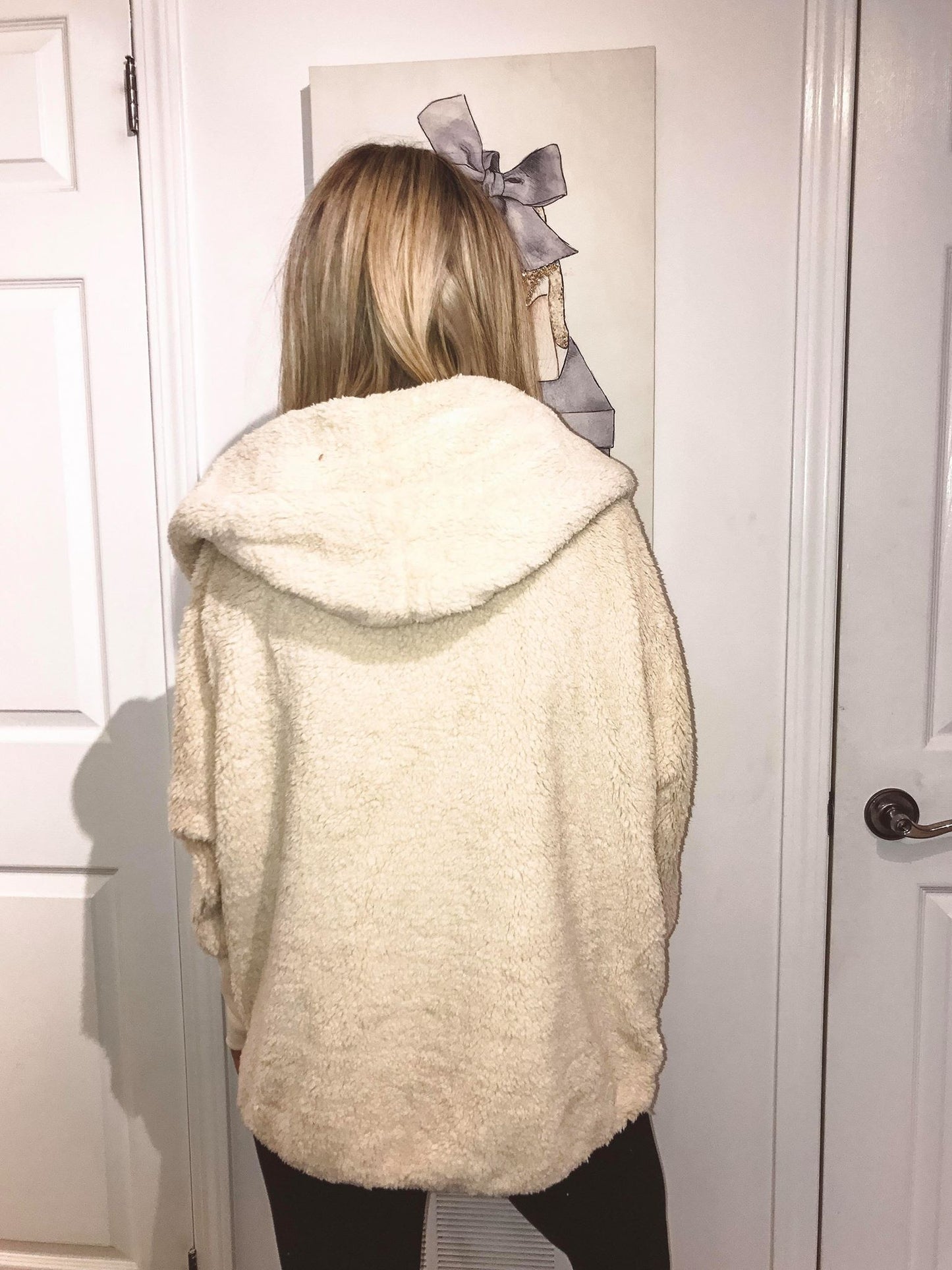 The OMG Cream Sweater Coat