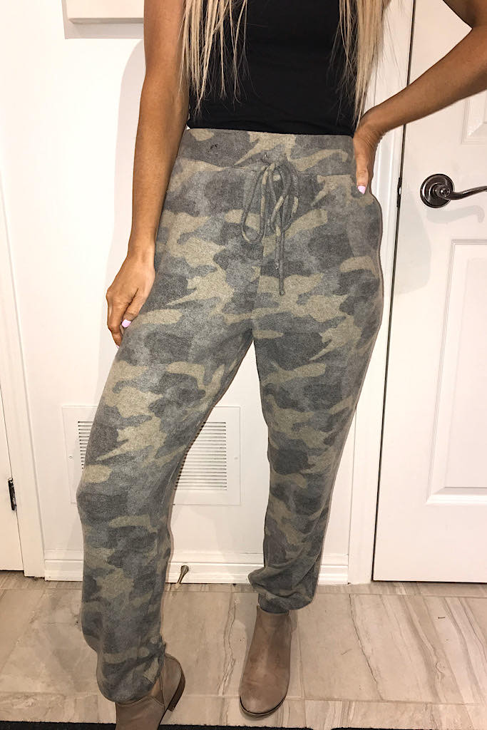 Camo Soft Brushed Joggers