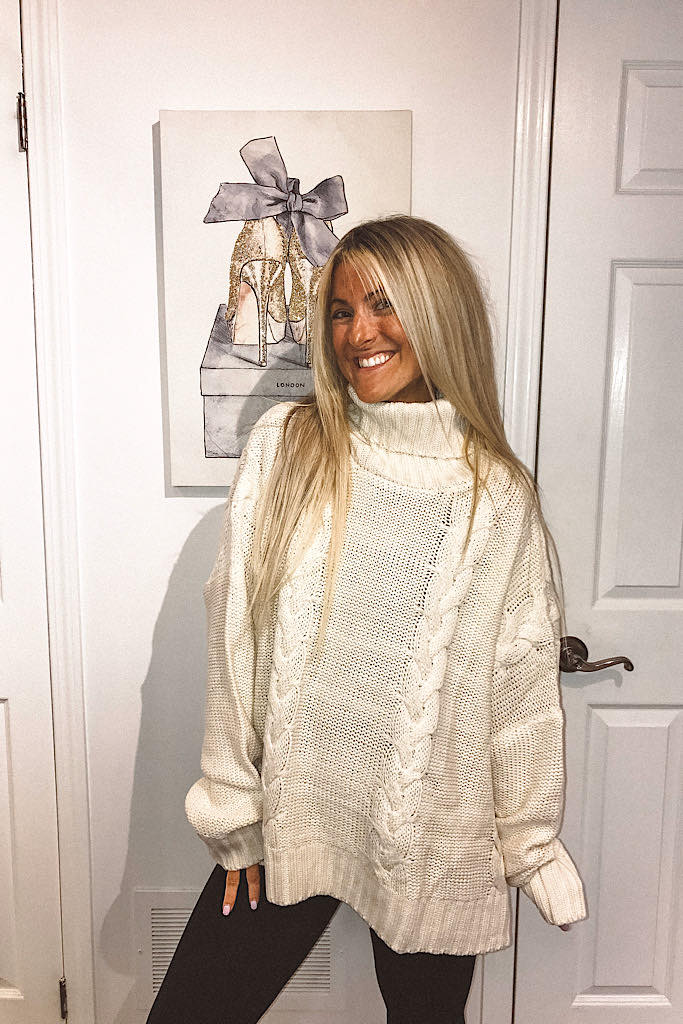 Hot Chocolate Ivory Chunky Knit Sweater