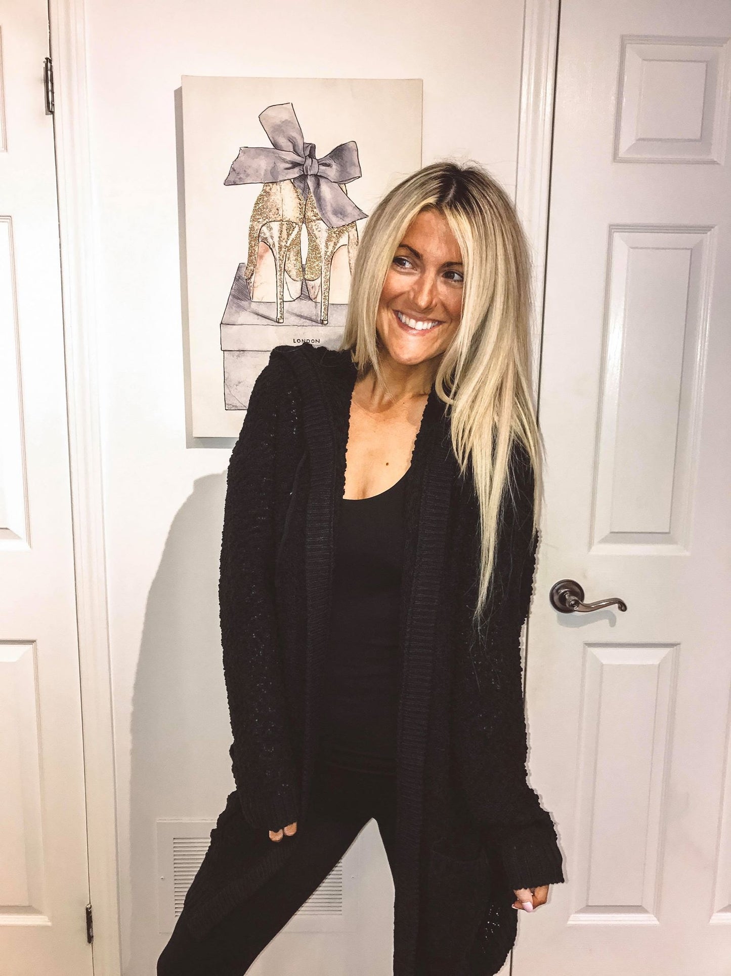 Cozy Soft Teddy Cardigan- Ivory