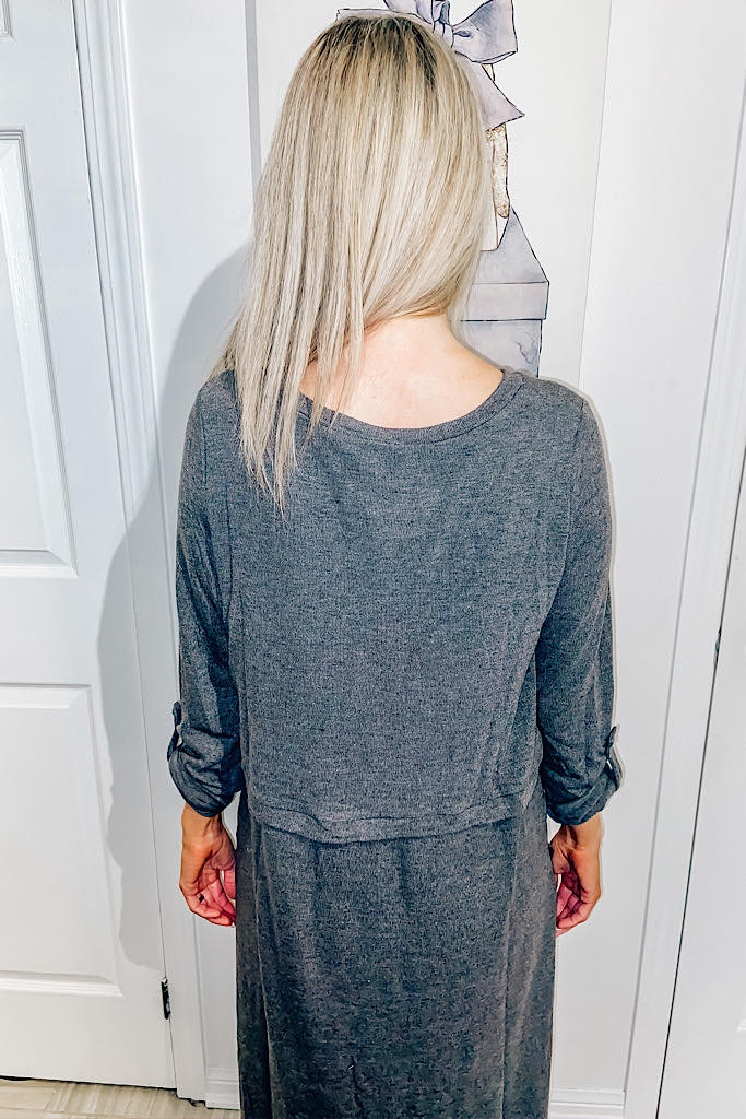 Independent Power Charcoal Tunic