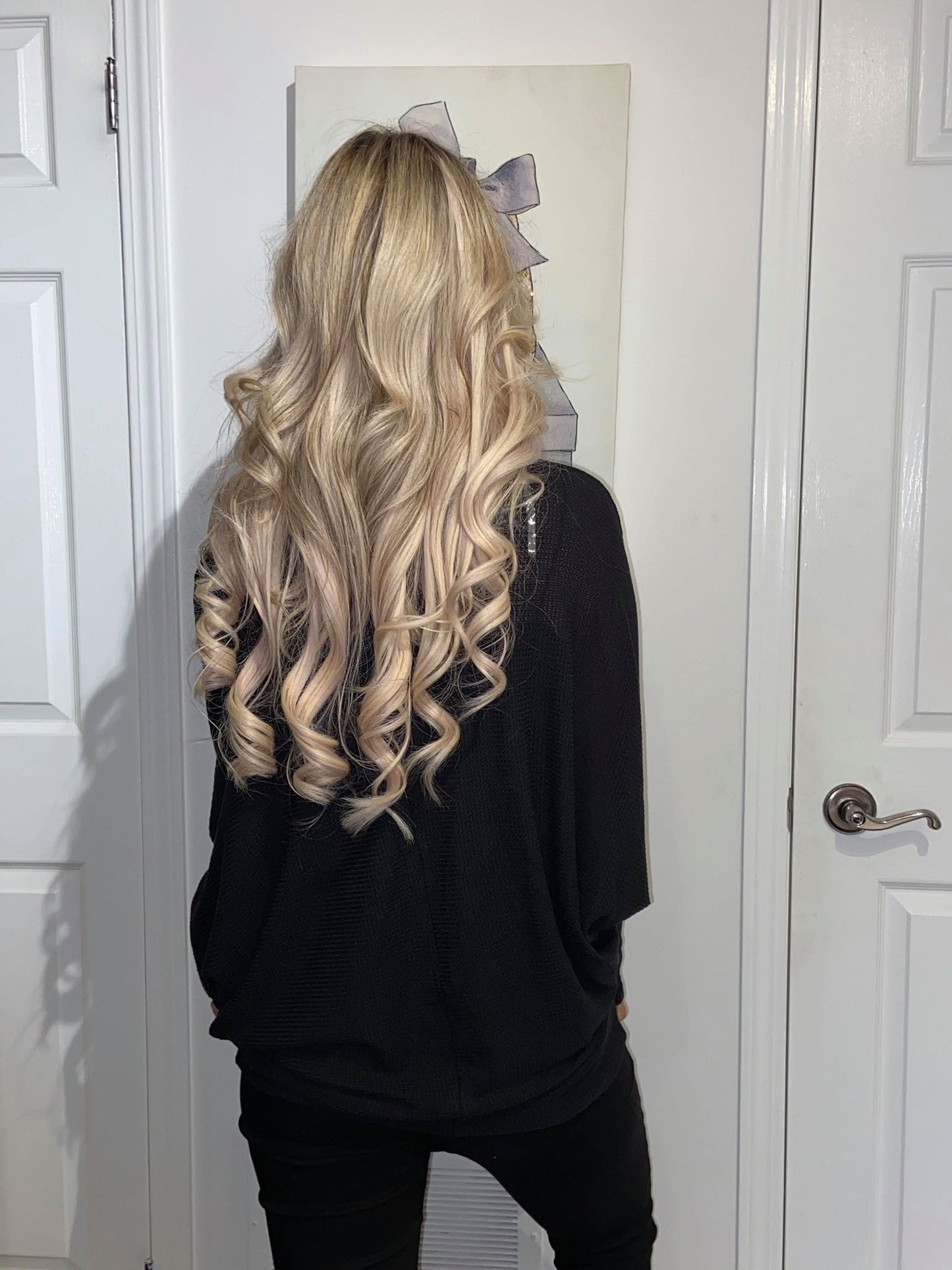 Black Off One Shoulder Loose Fit Knit
