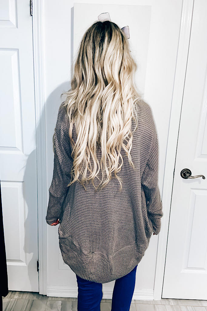 Waffle Dolman Cardigan