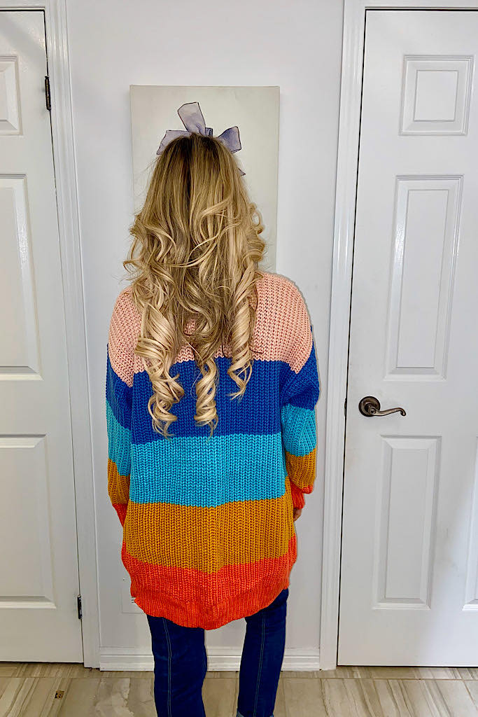 Rainbow Love Knit Cardigan