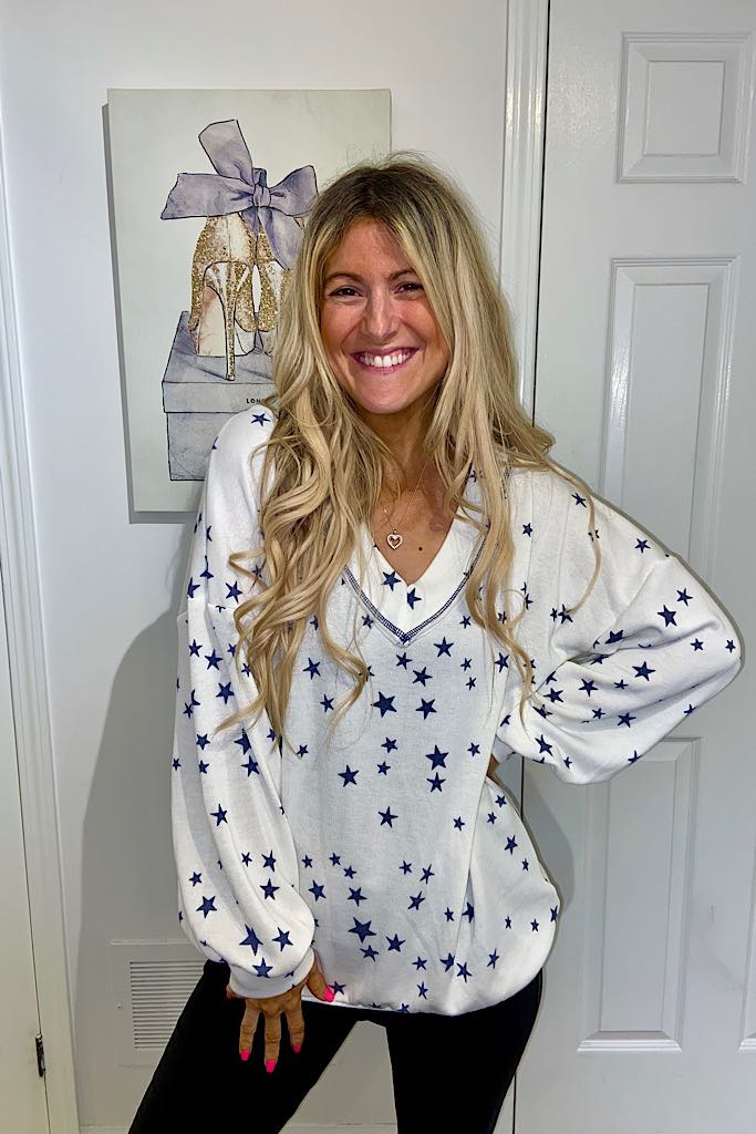 Fun Starbright Print Top