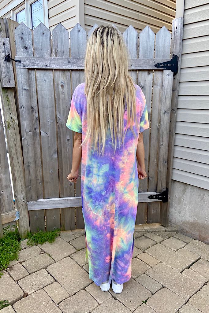 Tie Dye Celebration Maxi Dress