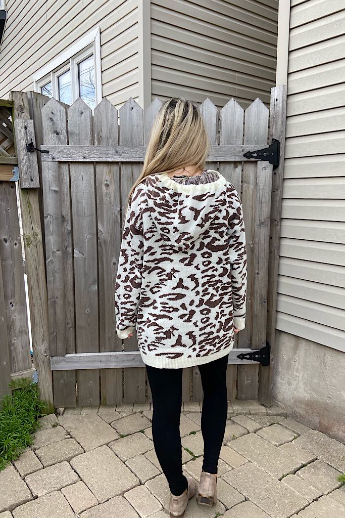 Cold Summer Nights Coco Animal Print Sweater