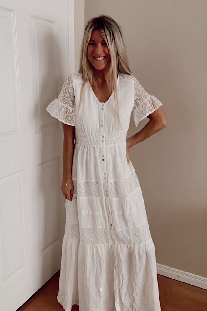 The OMG Off White Summer Dress