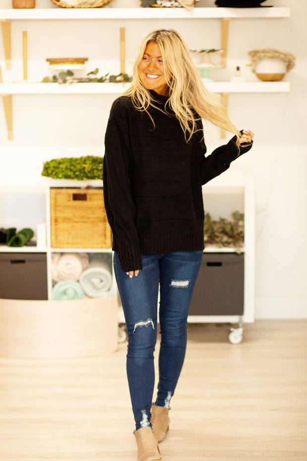 Black Beauty Knit Sweater