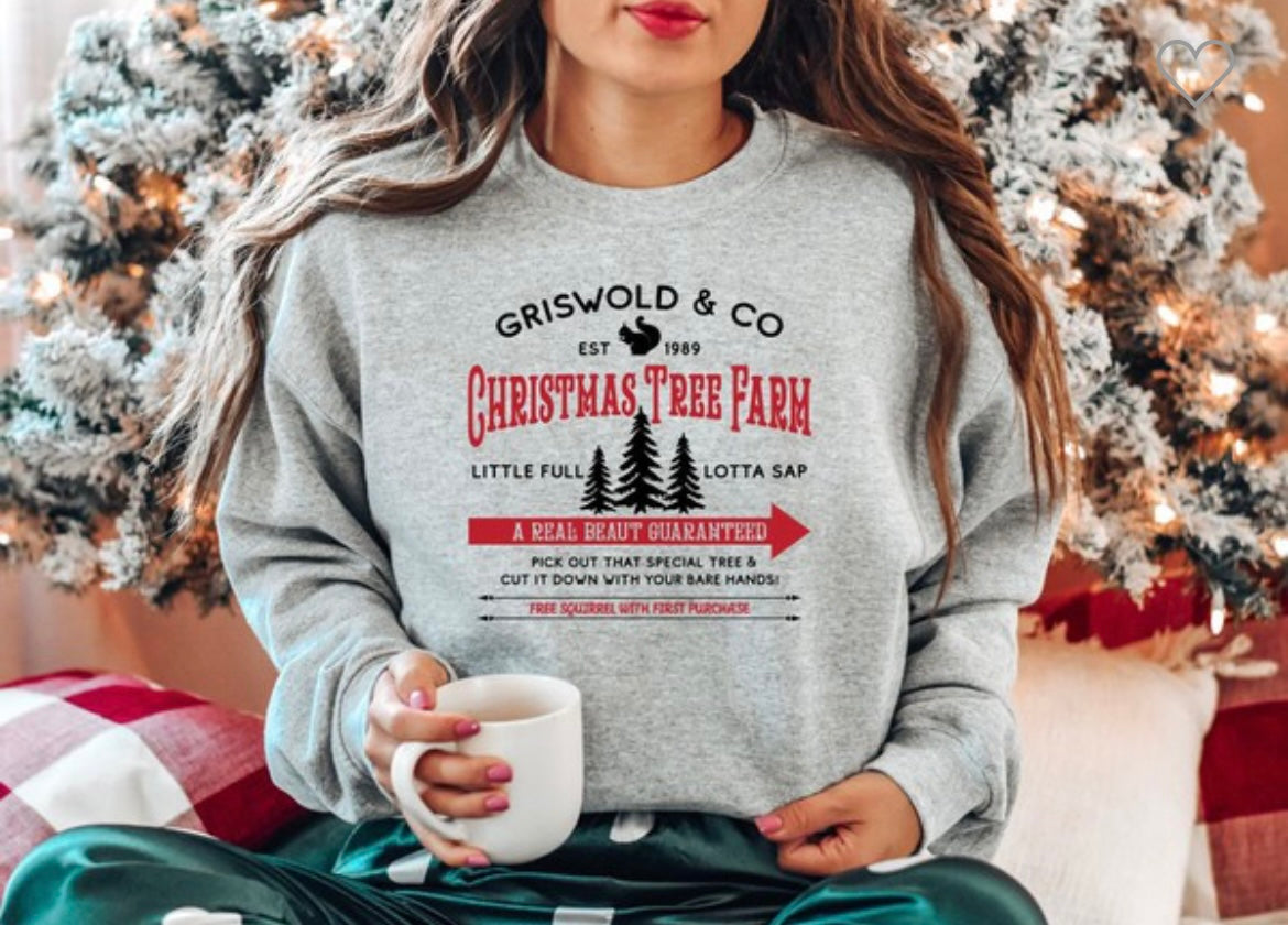 Christmas Tree Farm -Grey