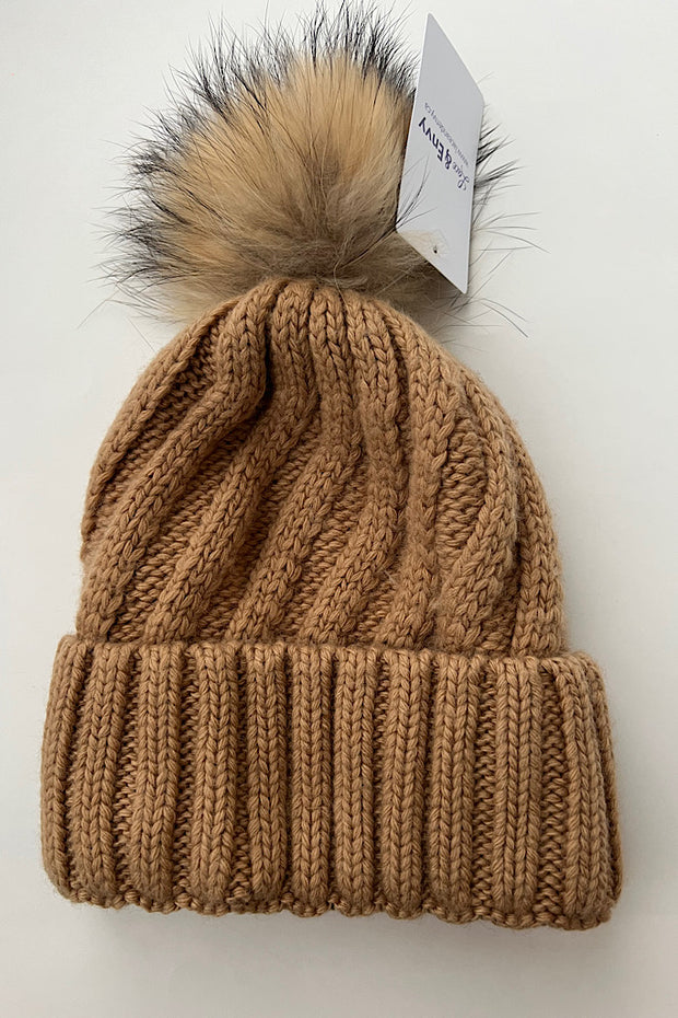 Taupe Knit Sweetness  Hat-SALE