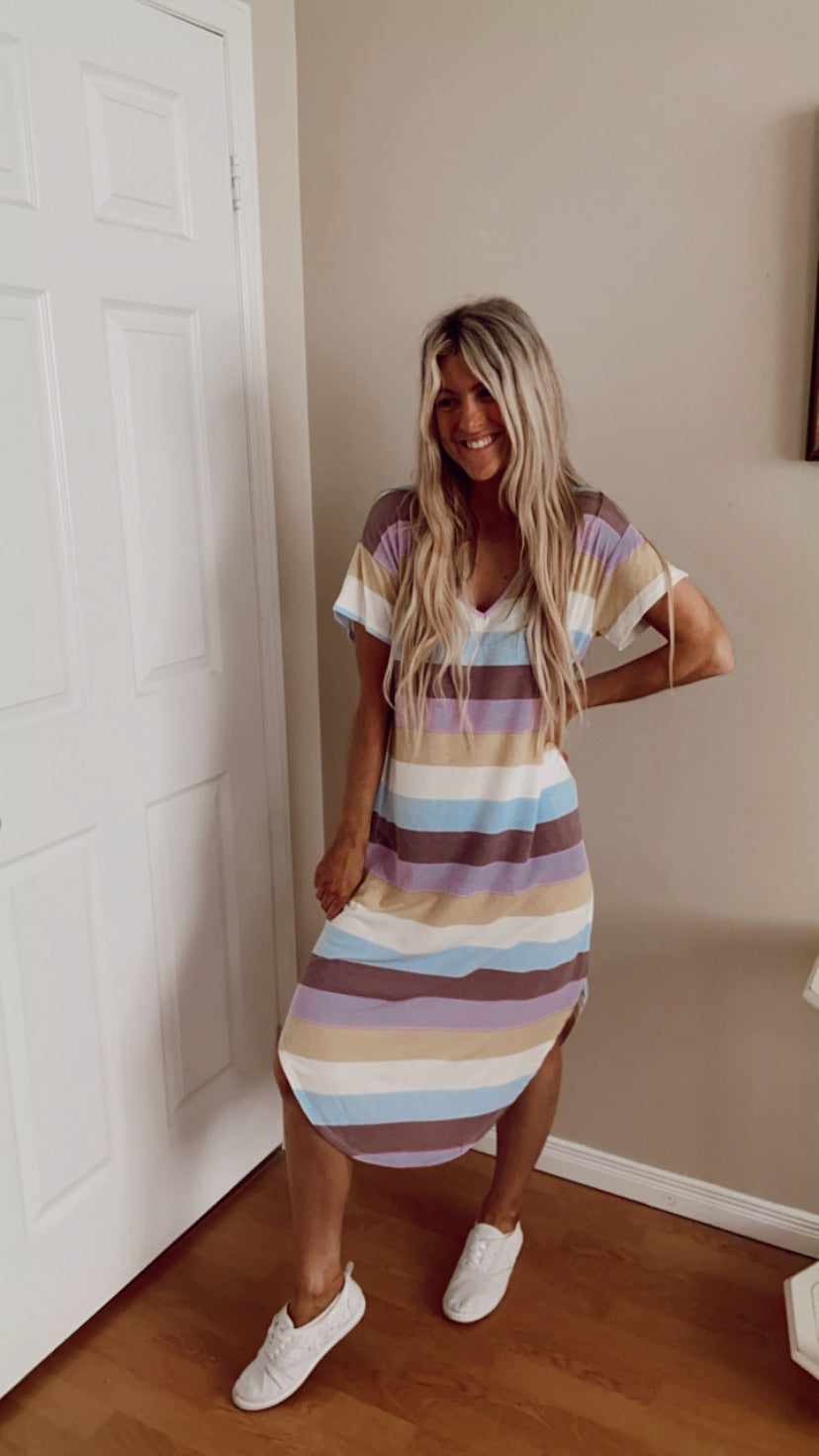 Kinsley Striped Dress- 2 New Colours