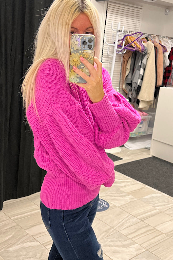 Luxe Chunky Knit Pullover Sweater